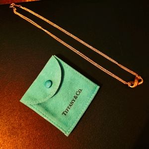Tiffany and co infinity necklace